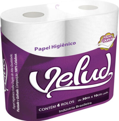 PAPEL HIG. 04 RLS 30m BRANCO F. DUPLA - VELUD
