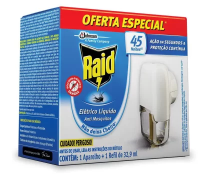 APARELHO INSETICIDA COM REFIL - RAID