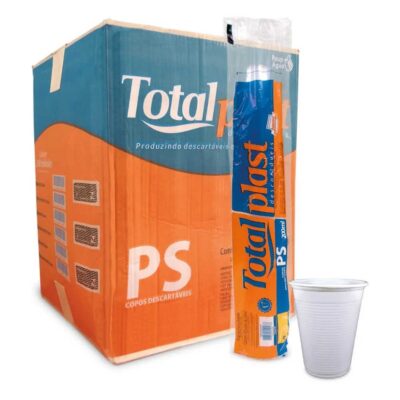 COPO DESC. 180ML BRANCO (100UND) - TOTAL