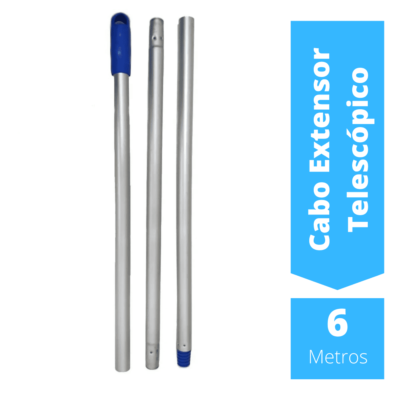 CABO EXTENSOR DE ALUMINIO 6 MT - RODOS