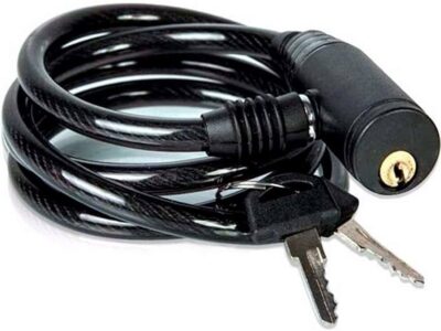 CADEADO BICICLETA 100CM CHAVE CABO