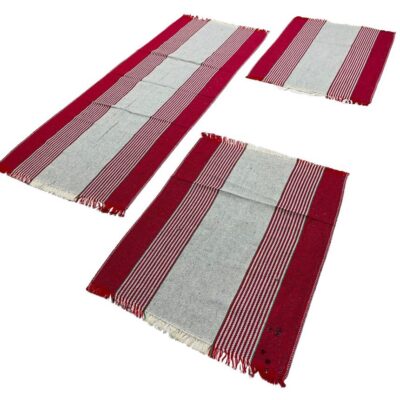 TAPETE KIT PASSADEIRA DAMA NORZINHO 3 PEÇAS