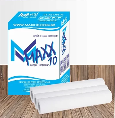 LENÇOL HOSP. BRANCO 70X50 - MAXX PAPEL
