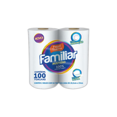 PAPEL TOALHA 02X50F - FAMILIAR