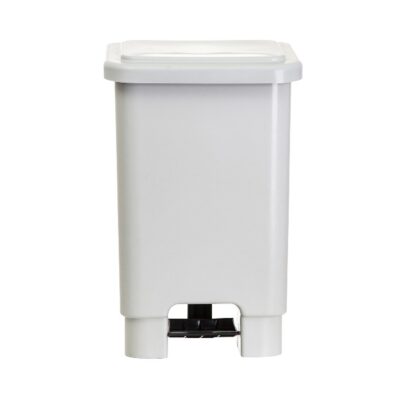 LIXEIRA 50 LTS C/ PEDAL BRANCA - ATTUALE