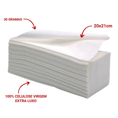 PAPEL TOALHA 2000 100 CELULOSE LUXO - UTIMIX