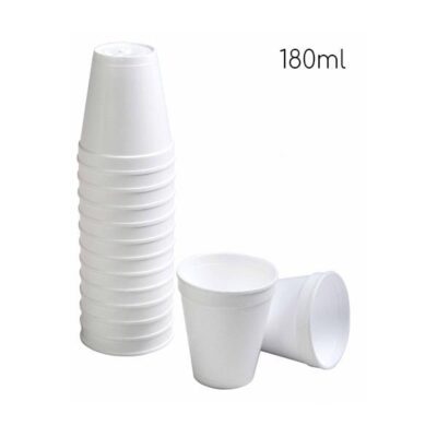 COPO ISOPOR 180ML C/ 20UN - TOTAL PLAST