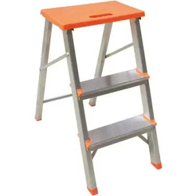 ESCADA ALUMINIO 3 DEGRAUS - BOTA FOGO