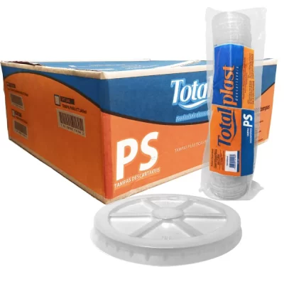 TAMPA DESC. 300ML C/ 100UN - TOTAL PLAST