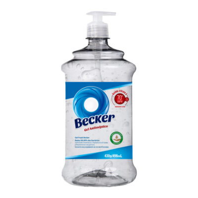 ALCOOL GEL FRESH PUMP 498ML - BECKER